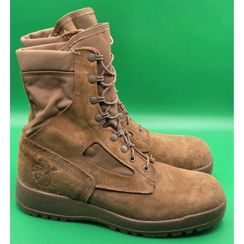 Mcrae USMC Hot Weather Boots Mens Size 11.5 R Coyote Brown Marine Corps Uniform